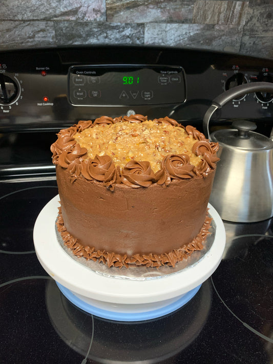 Three-Layer German Chocolate Cake