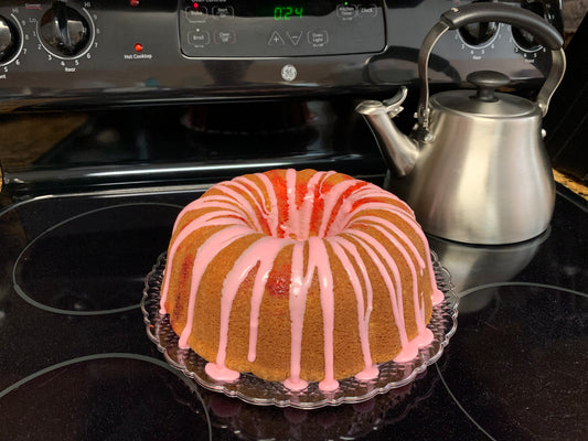 Strawberry Cheesecake Pound cake